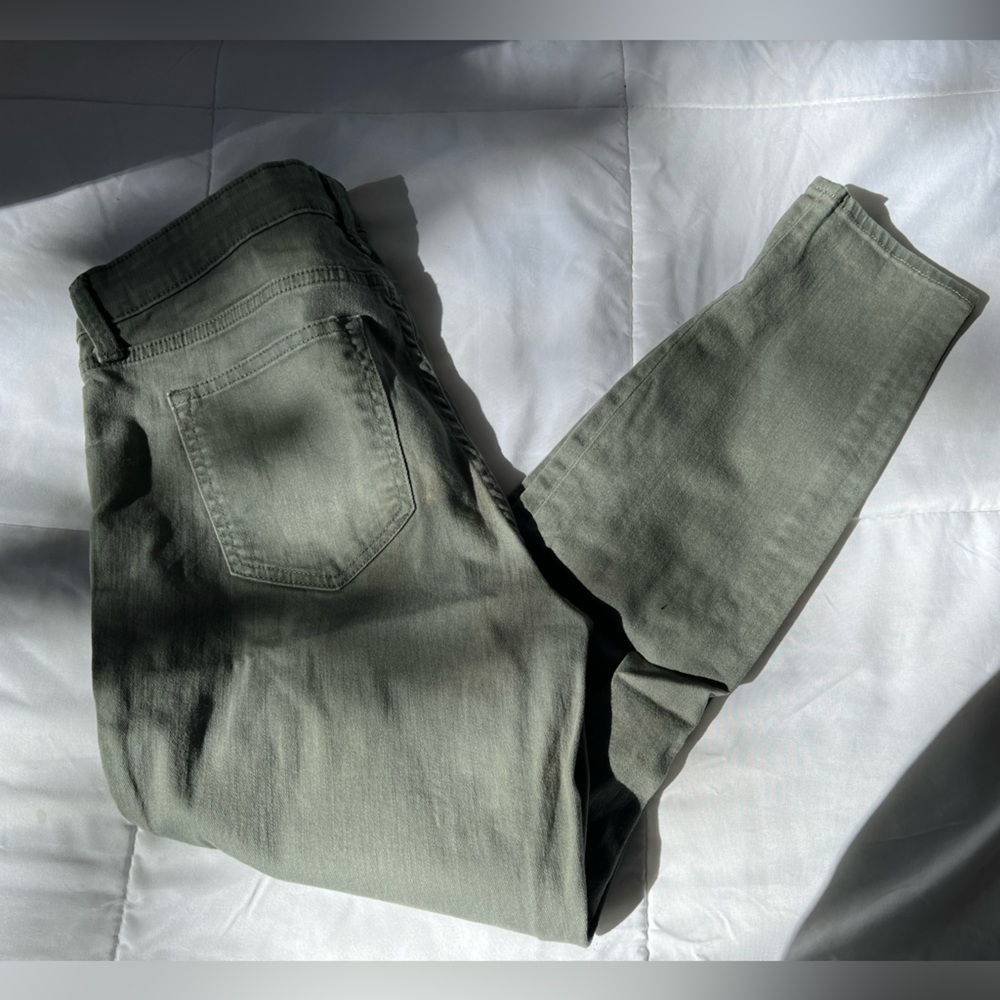 Gap Skinny Olive Green Denim Jeans